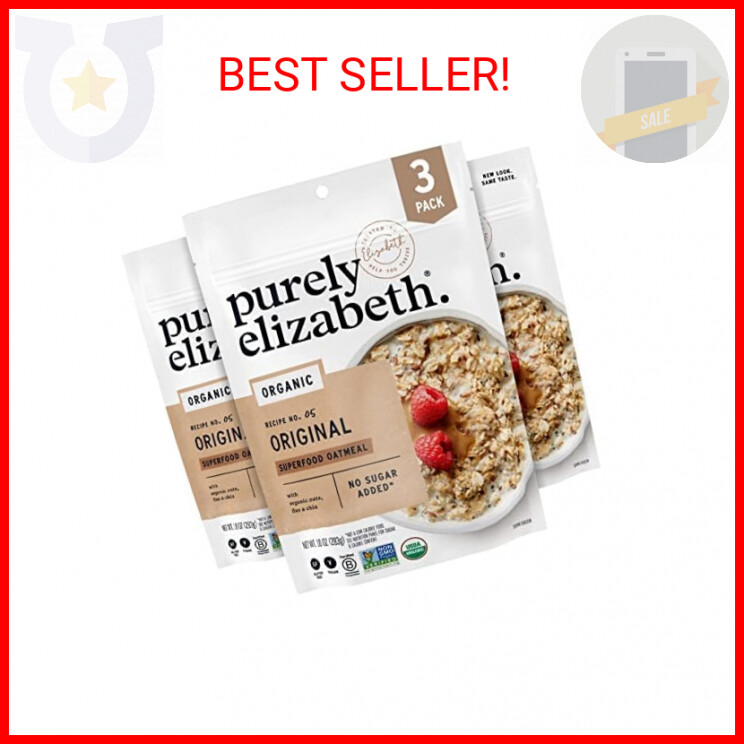purely elizabeth Superfood Oats, Original, Amaranth, Quinoa 
