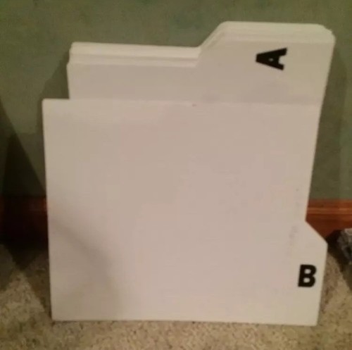 Full Set of 26 Record dividers  Dozens Sold & Many Happy Customers!