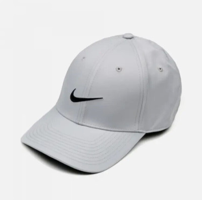 Nike Legacy91 Smoke Gray Black Unisex One Size Adjustable Hat Cap DH1640 077 NWT