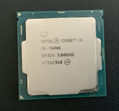 7th Gen Intel Core i5-7600K CPU 3.8 GHz (Turbo 4.2 GHz) 4
