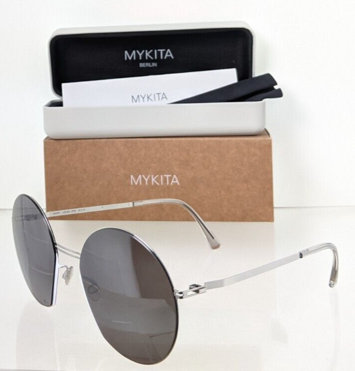 Pre-owned Mykita Brand Authentic  Lite Sun Jette Col. 401 57mm Silver Frame In Gray