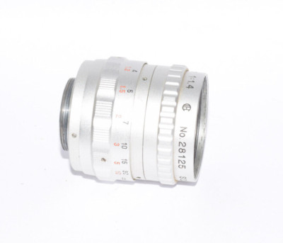 Soligor Television TV Lens 25mm F1.4 For C Cine Mount BMPCC Cameras