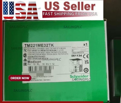 TM221ME32TK Modicon Controller 32 I/O Transistor Pnp Ethernet