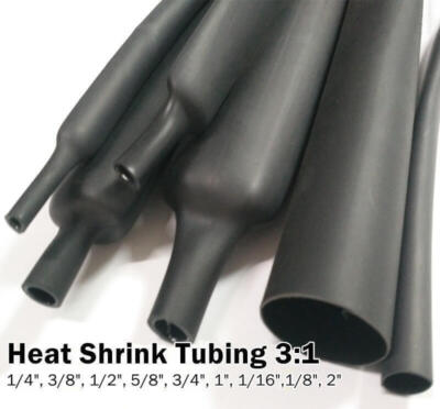 New Heat Shrink Tubing Tube Dual Wall 3:1 Marine Adhesive Glue Lined Waterproof