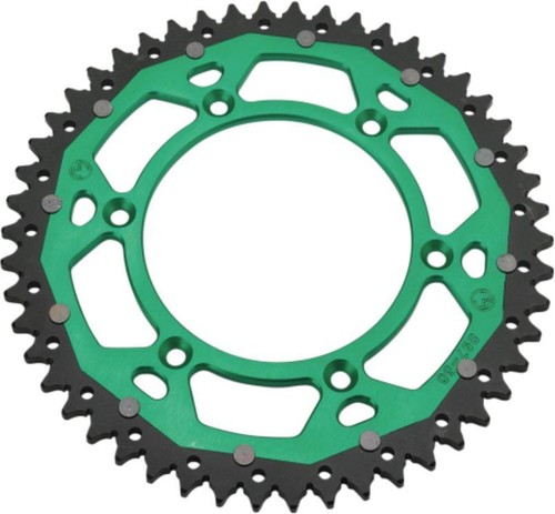 Moose Racing XF-2-1210-1491 Dual Rear Sprockets - Green