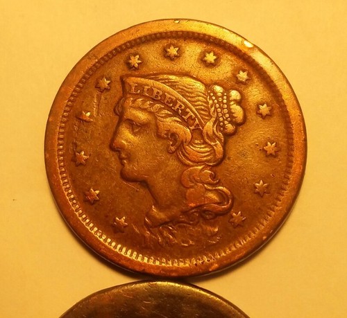 LARGE CENTS. 4 CORONET LARGE HEADS. Lot of 4 fillers