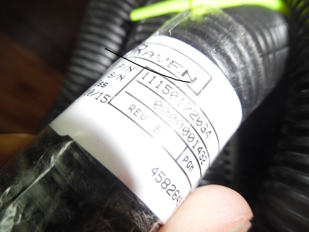 RE 0008 17 Foot Connector Raven ISO Bus to Raven ECU