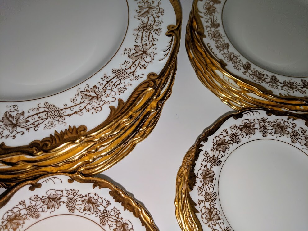 Coalport Hazelton China 32 Plates and Saucers