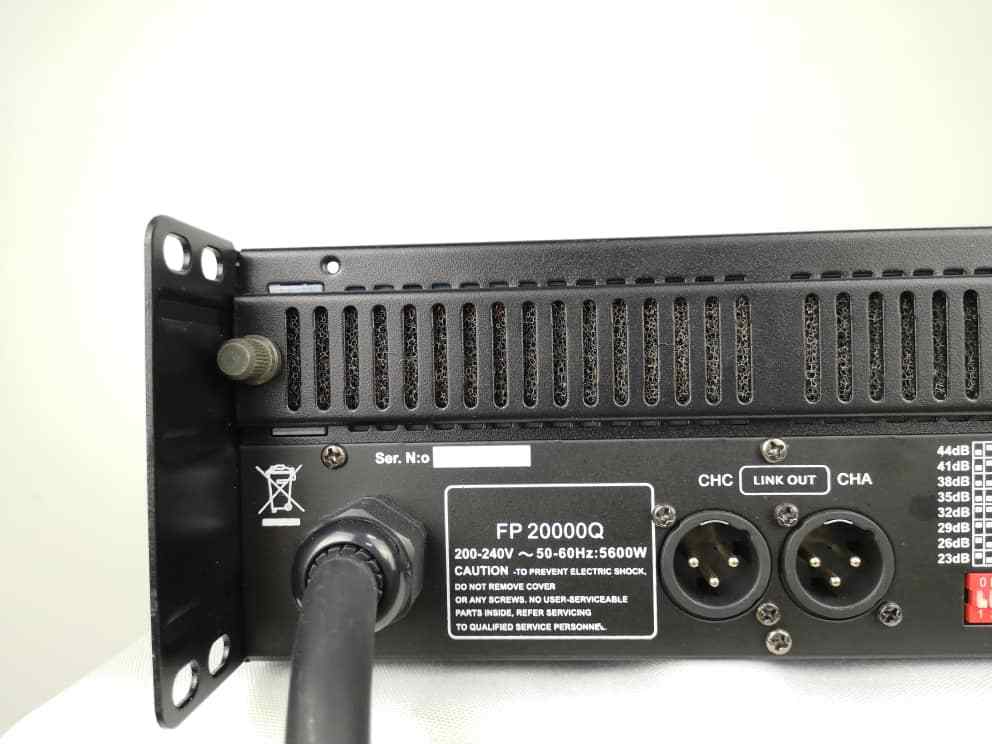 ZERO DB FP20000Q 4-CH 20,000w PROFESSIONAL  POWER AMPLIFIER
