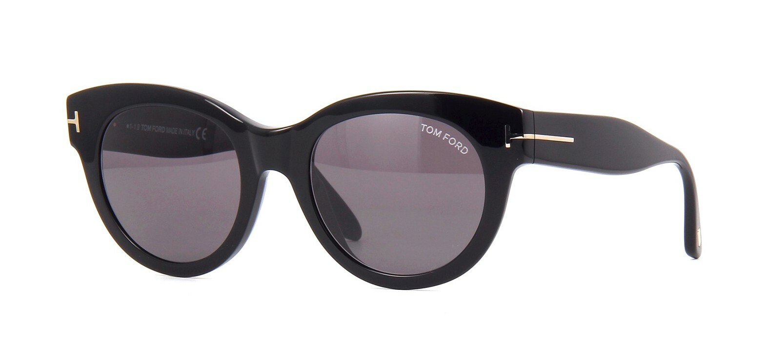 Pre-owned Tom Ford Lou Ft 0741 Black/smoke (01a) Sunglasses In Gray