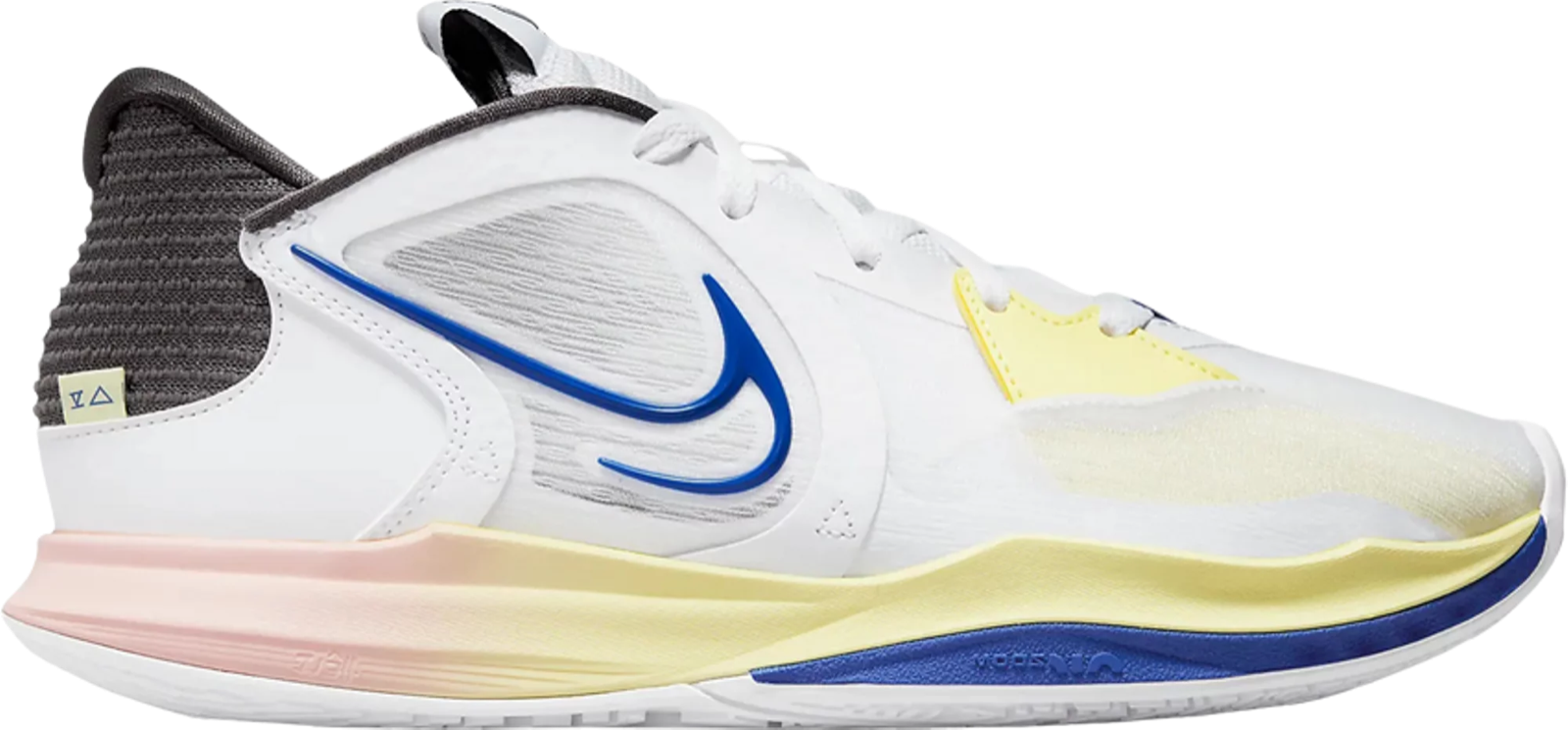 

Nike Kyrie Low 5 White Game Royal Blue Medium Ash Grey DJ6012-100 Мужские 8, Белый, Nike Kyrie Low