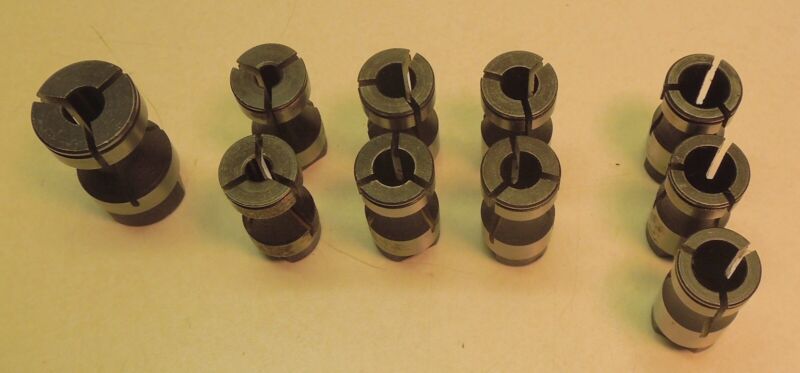 Procunier Tap Collets........ Various Sizes............ (10 used collets)