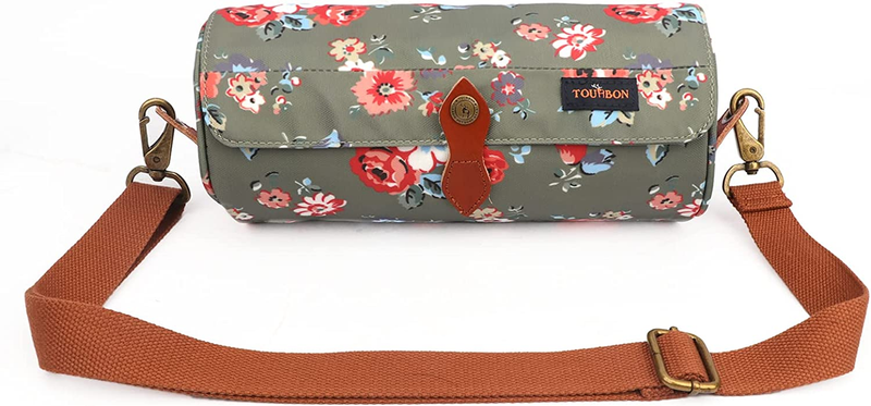 Top Tube Bag Bike Handlebar Basket (green Flower)