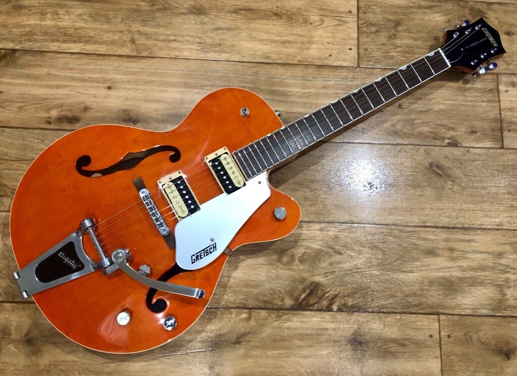 Gretsch G5120 guitar with genuine Gretsch case, upgraded pickups, Made