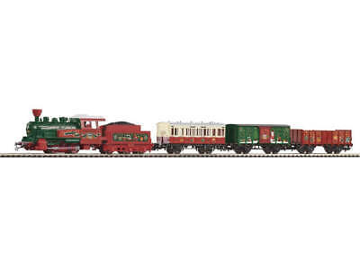 Piko 57081 HO Scale Roadbed Christmas Starter Train Set With Steam Engine