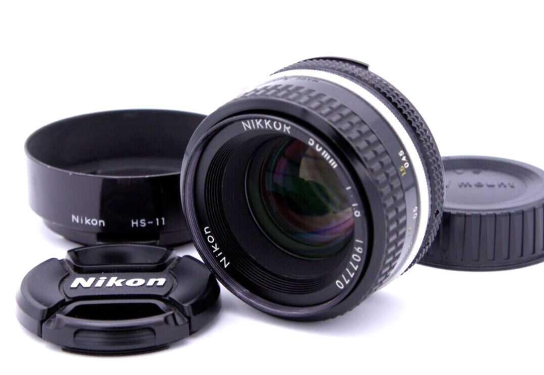 Nikon AI NIKKOR 50mm f1.8 Standard MF Lens F Mount 
