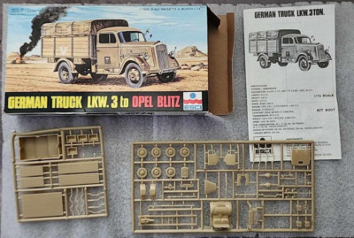 ESCI GERMAN TRUCK LKW 3 to OPEL BLITZ 1/72