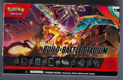 Pokemon Obsidian Flames Build and Battle Stadium Box Factory Sealed