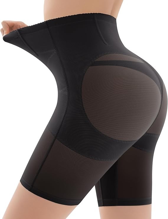 Shapewear Women's Tummy Control Butt Lifting High Waisted Body Shaper Shorts M