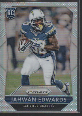JAHWAN EDWARDS 2015 PANINI PRIZM SILVER PRIZMS ROOKIE CARD #290. rookie card picture
