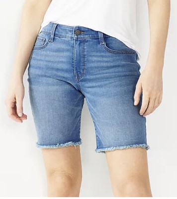 Slimming bermuda shorts clearance