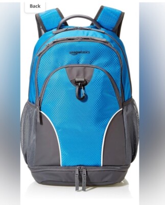 Amazon Basics Sport Laptop Backpack Blue Rare