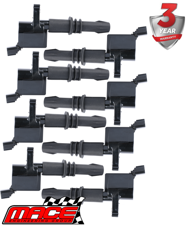 8 X MACE STANDARD IGNITION COILS FOR FORD FALCON BA BF BARRA 220 230 5.4L V8 eBay