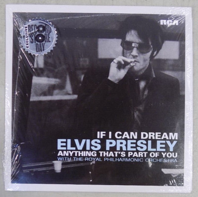 ELVIS PRESLEY - 7'' - If I Can Dream/ Anything That's Part Of You - NEW/Sealed