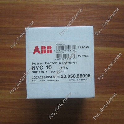 1PCS New ABB RVC-10 RVC10-1/5A Power Factor Controller In Box Free Ship *BA