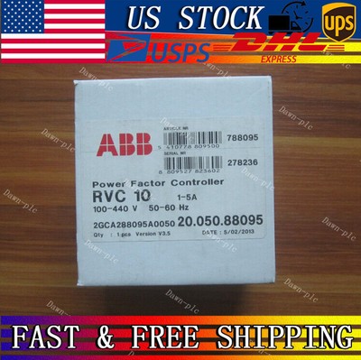 1PCS New ABB RVC-10 RVC10-1/5A Power Factor Controller In Box Free Ship *BA
