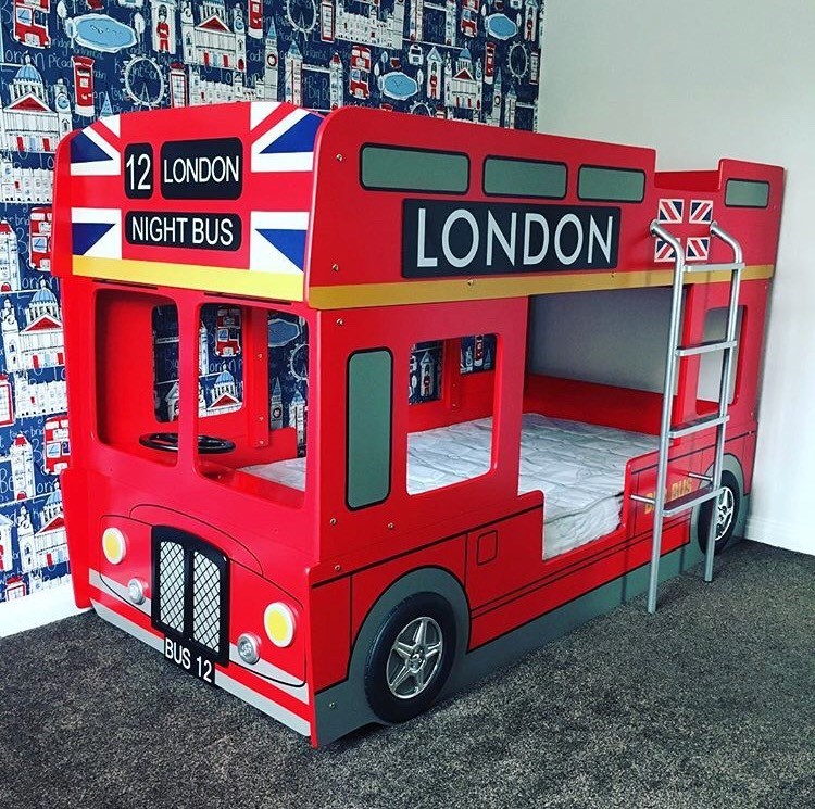 Children’s London Bus Bunk Bed with LED lights. in Liverpool