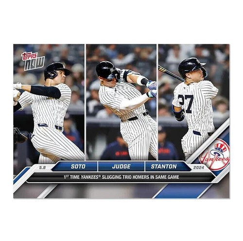 2024 Topps Now - Aaron Judge Giancarlo Stanton Juan Soto #170