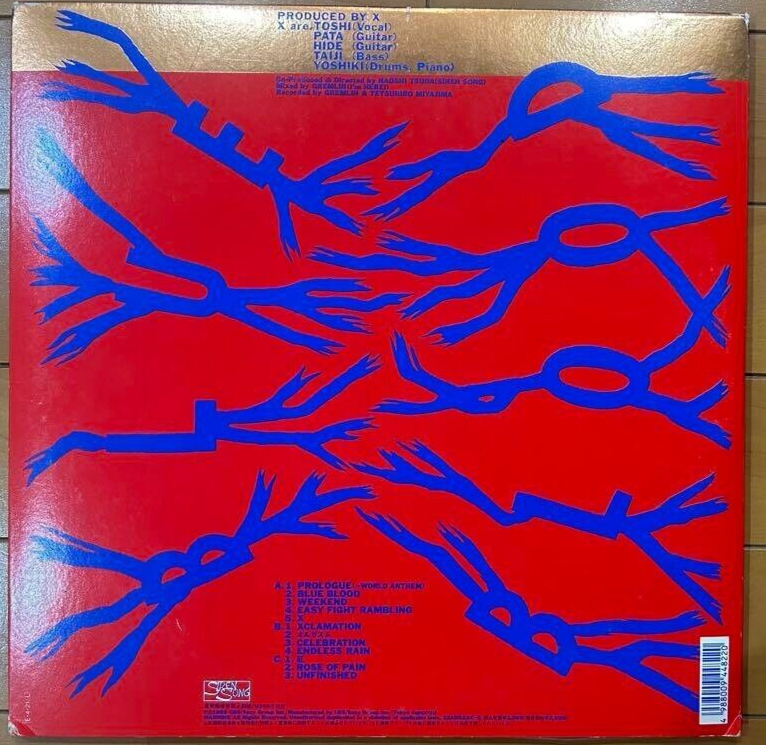 X Japan debut album Blue Blood 12