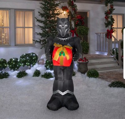 Collectibles Yard Decor Christmas Current 1991 Now Marvel Inflatable Black Panther Avengers 5 Feet Tall Christmas Gift Box Holiday Yard Decor Mydailyshop Jp
