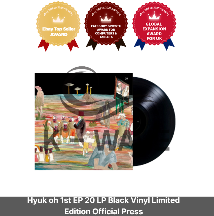 Hyukoh 1st EP 20 LP Black Vinyl Limited Edition Official Press