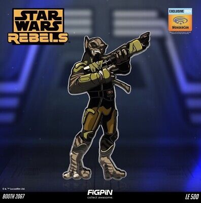WonderCon 2024 FiGPiN Star Wars Rebels Ghost Team ZEB Exclusive LE500
