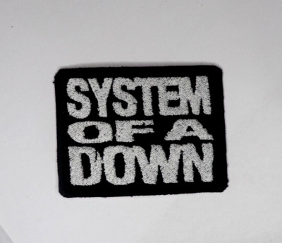 SYSTEM OF A DOWN Patch Iron/Sew on Quality Embroidered 90s Metal Deftones Tool