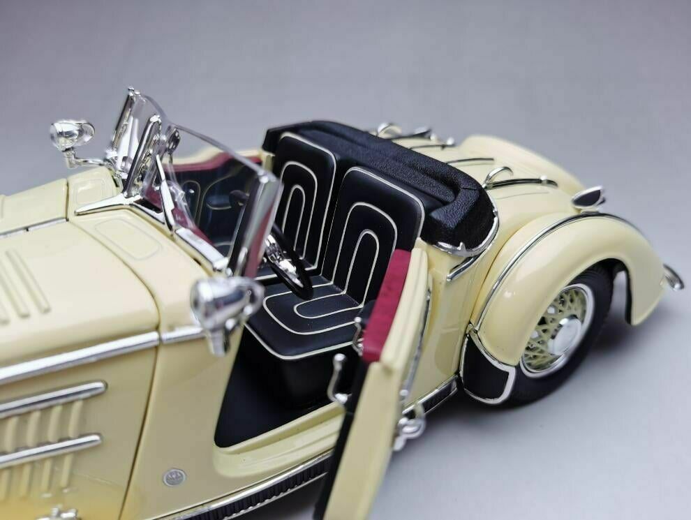 1/18 Horch 855 (1939) Roadster Cream Yellow by Sun Star SS