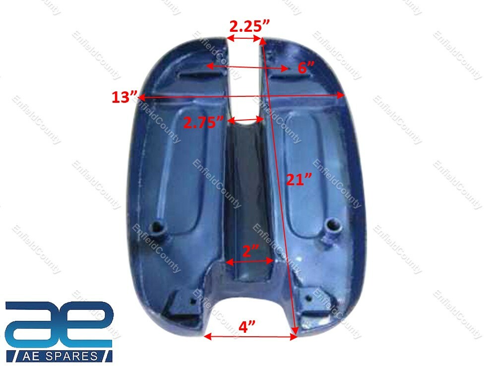 For Ariel Square Four 1000cc Chrome and Blue Painted Fuel Petrol Gas Tank 