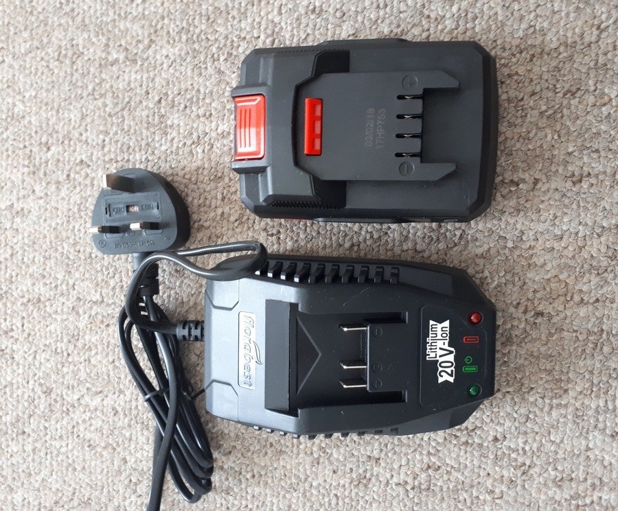 Florabest Parkside Lithium ION 20V Battery Charger Unit Cordless Hedge