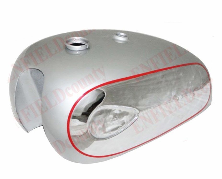 BSA Gold Star A7 A10 Super Rocket Petrol Fuel Tank Chrome & Silver Painted 