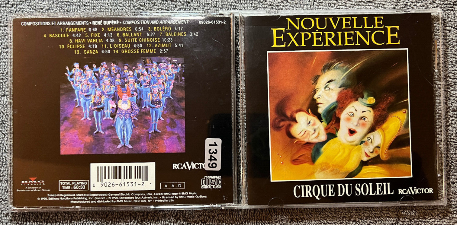 CIRQUE DU SOLEIL CD10枚セット C1349 Cirque Du Soleil Nouvelle Experience CD | eBay