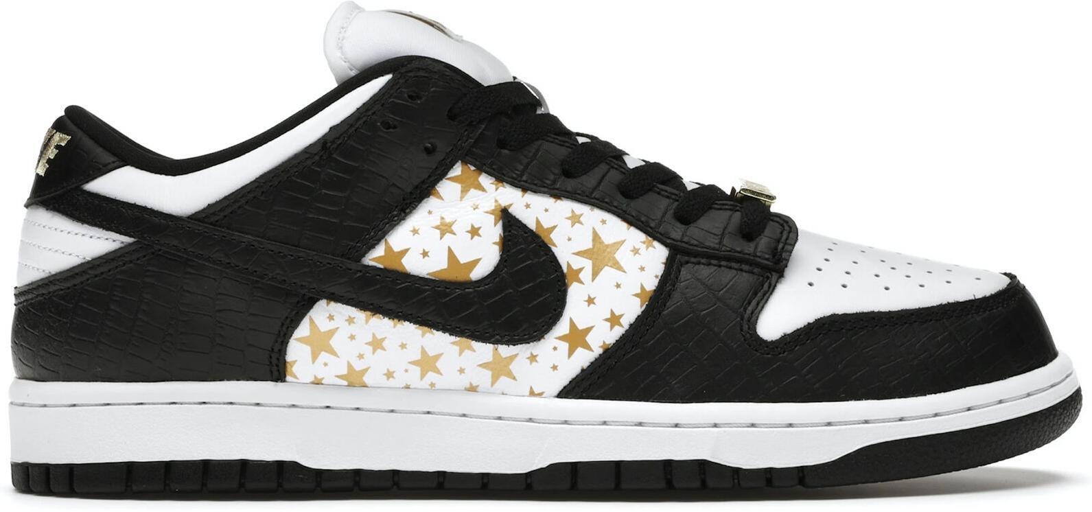 Nike SB Dunk Low Supreme Stars Black 2021 for Sale Nike SB Dunk Low Supreme Stars Black 2021 for Sale