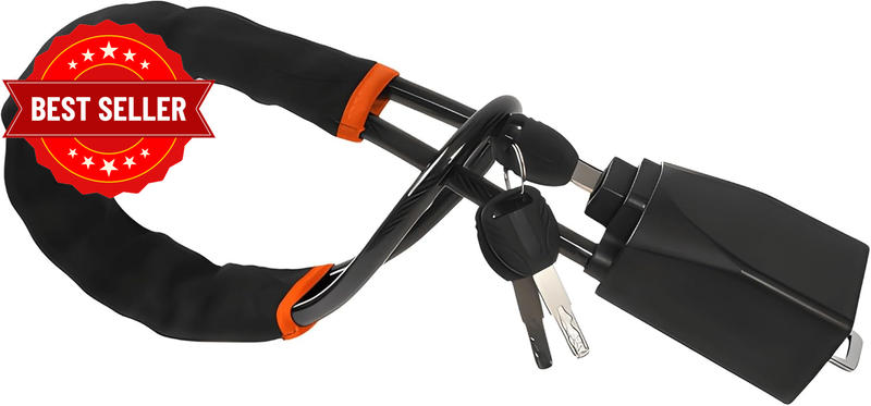 Steering Wheel Lock, Car Seat Belt Lock with 3 Keys,Double Car anti Theft Device