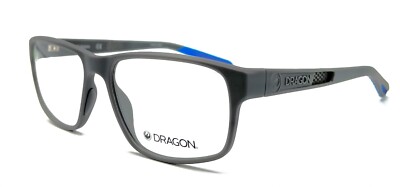 DRAGON - DR5001 020 58/17/145 - MATTE GREY - NEW Authentic MEN EYEGLASSES Frame