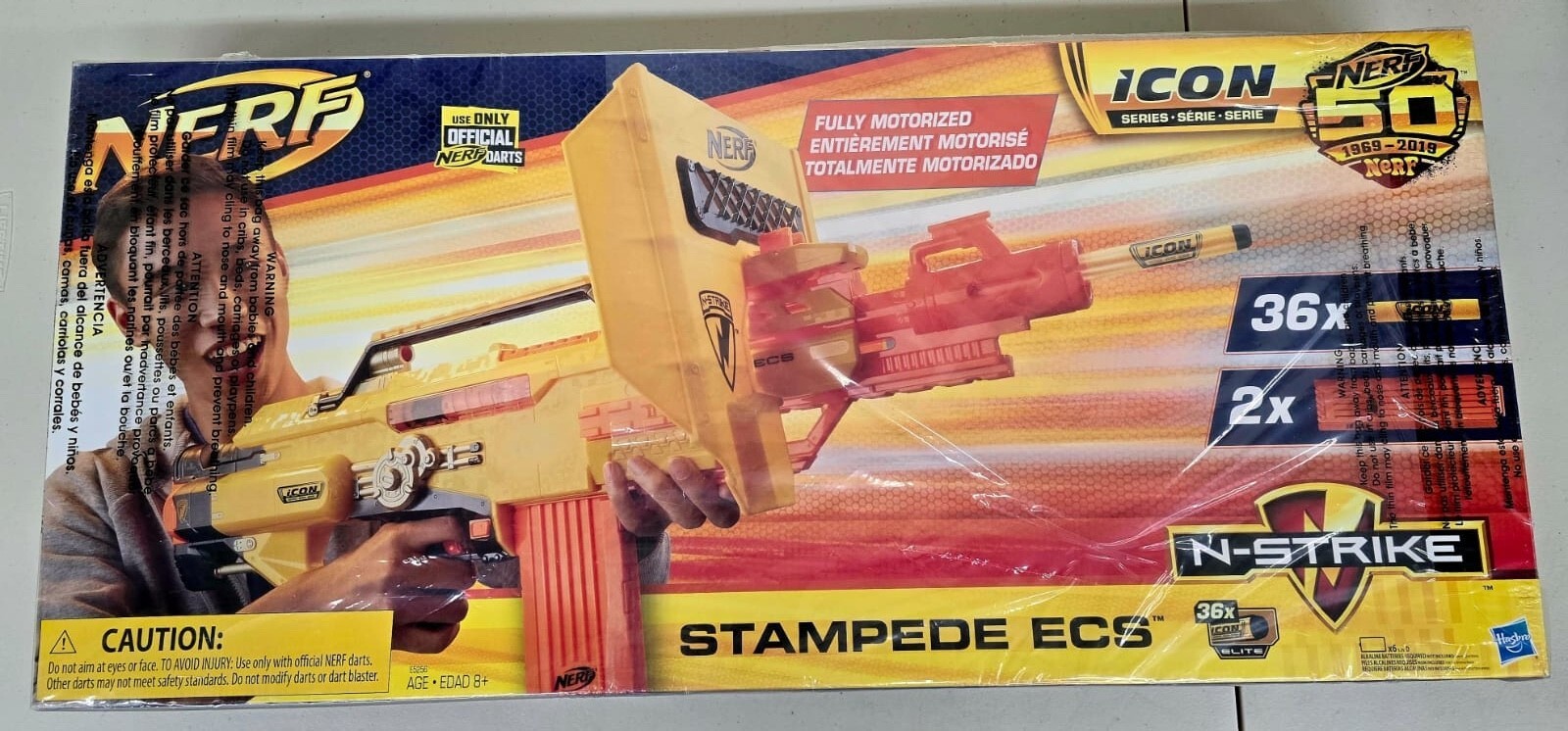 ナーフ　スタンピード NERF N-STRIKE Stampede ECS Fully Motorized, Icon Series, New