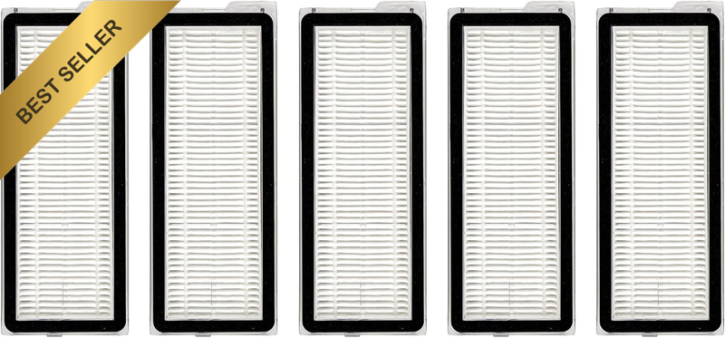 (5 Pieces) QV 35S Replacement HEPA Filters for Roborock Qrevo L, Qrevo S Pro, Qr