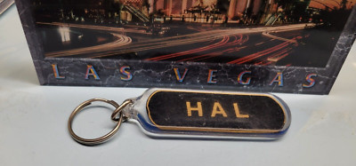 LAS VEGAS PERSONALIZED HAL KEYCHAIN SOUVENIR NOS - U