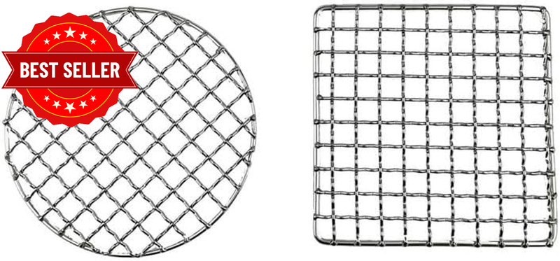 Barbecue Wire Rack BBQ Grill Rack Mesh Grid for Steak Fish Shrimp and Vegetables