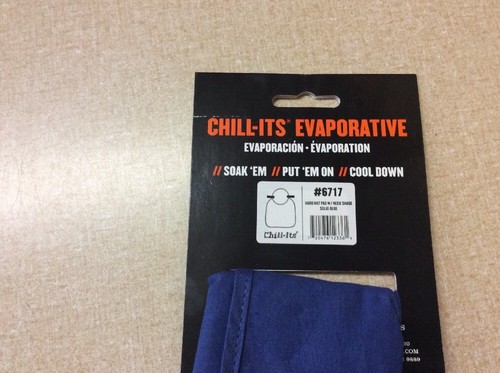 Ergodyne Chill-Its 6717 Evaporative Cooling Hard Hat Pad w/ Neck Shade